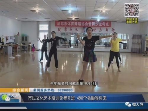 市民文化艺术培训免费开班，490个名额等您来参与